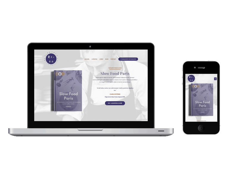 Site Auteur site internet wordpress pour auteur