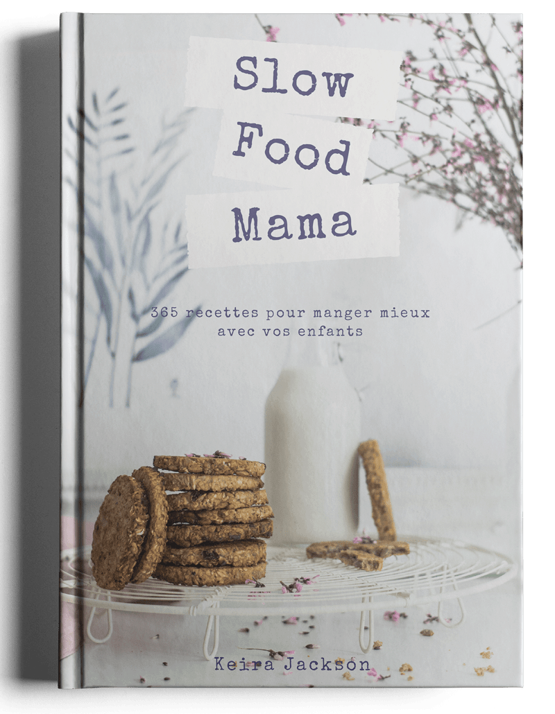 Slow Food Mama conception graphique de couverture de livre